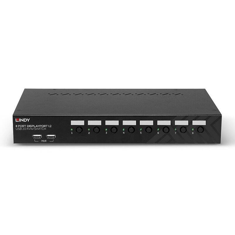 Lindy 8 Port DisplayPort 1.2 & USB 2.0 KVM Switch