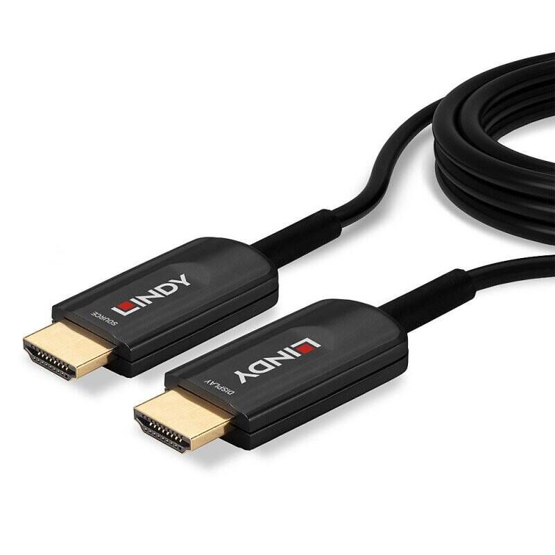 Lindy 38380 câble HDMI 10 m HDMI Type A (Standard) Noir