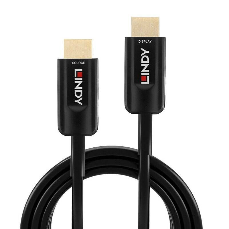 LINDY 15m Fibre Optic Hybrid Cable