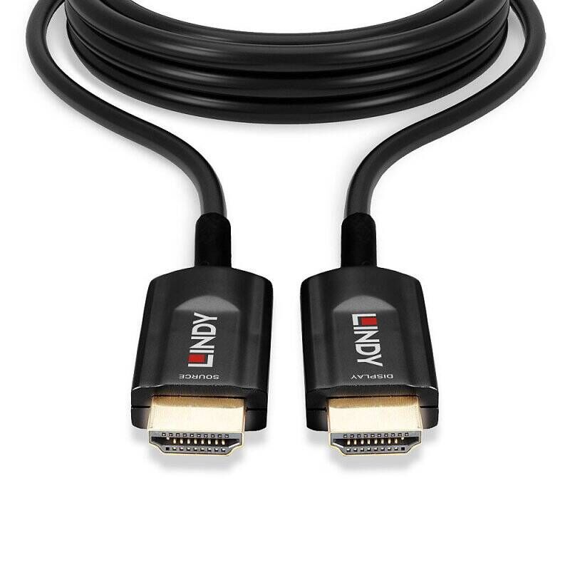 LINDY 15m Fibre Optic Hybrid Cable