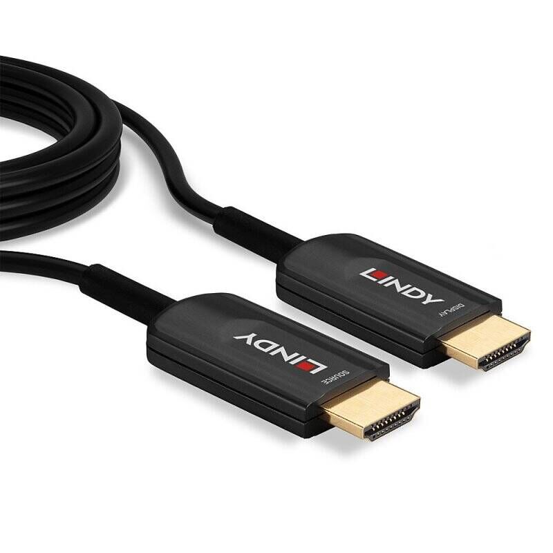 LINDY 20m Fibre Optic Hybrid Cable