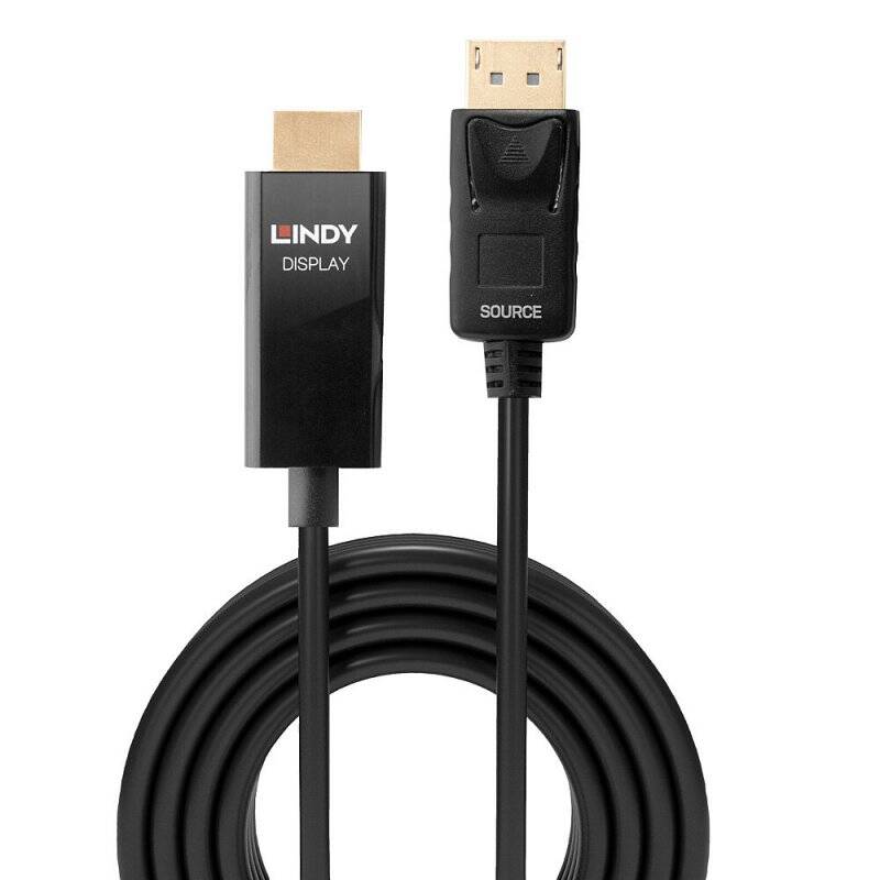 Lindy 5m DP to HDMI Adapter Cable with HDR