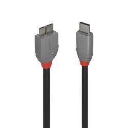 LINDY 1m USB 3.2 Type C to Micro-B Cable