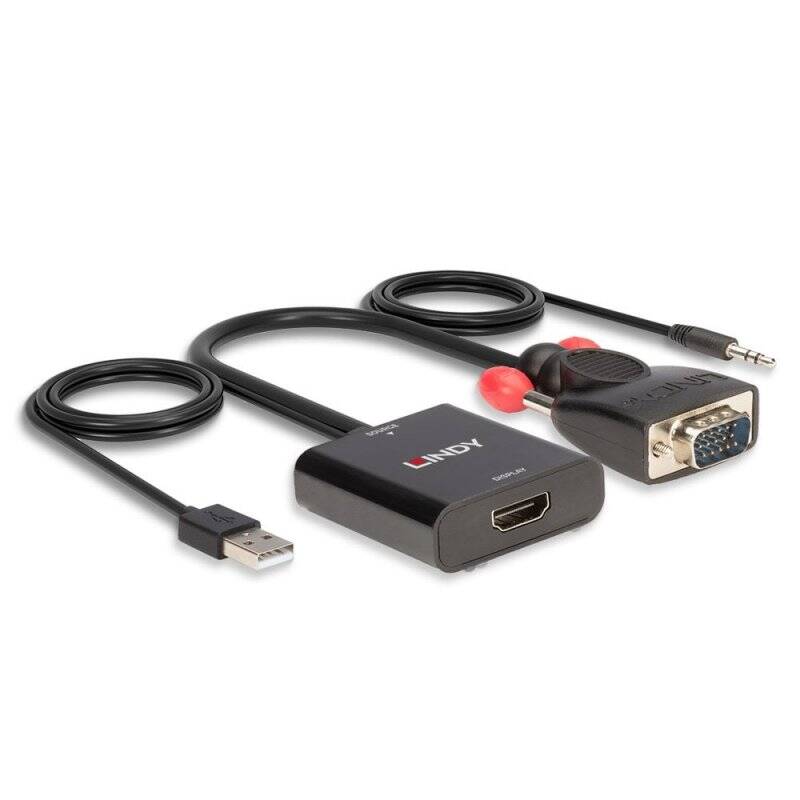 LINDY VGA & Audio to HDMI Converter