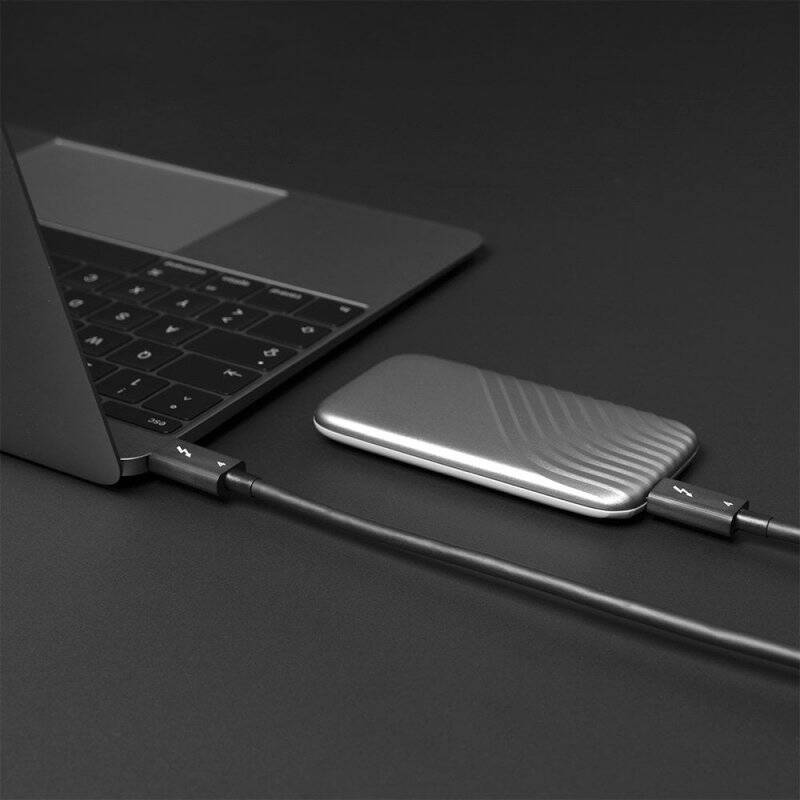 Lindy 31120 Câble Thunderbolt 1 m 40 Gbit/s Noir