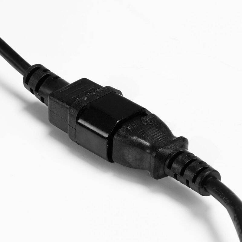 Lindy 0.5m IEC C14 to IEC C13 Mains Cable