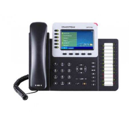 Grandstream Networks GXP-2160 téléphone fixe Noir 6 lignes TFT