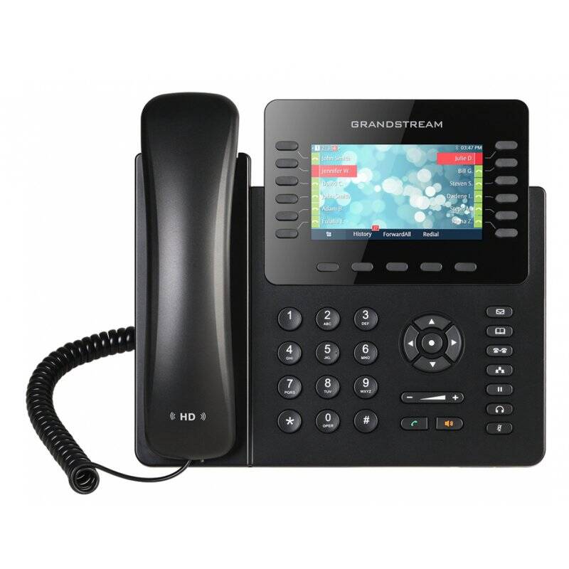 Grandstream Networks GXP2170 IP phone Black 12 lines LCD