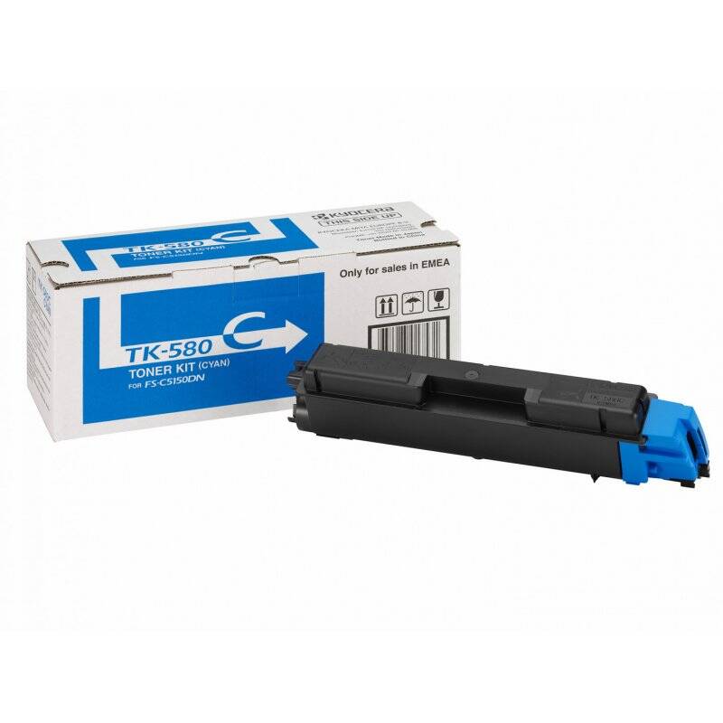 KYOCERA TK-580C Cartouche de toner 1 pièce(s) Original Cyan