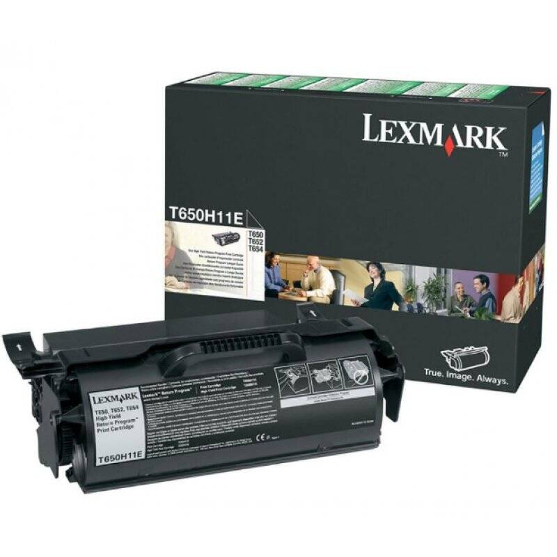 Lexmark Return Print Cart. T650H11E für T650/652/654 black high capacity