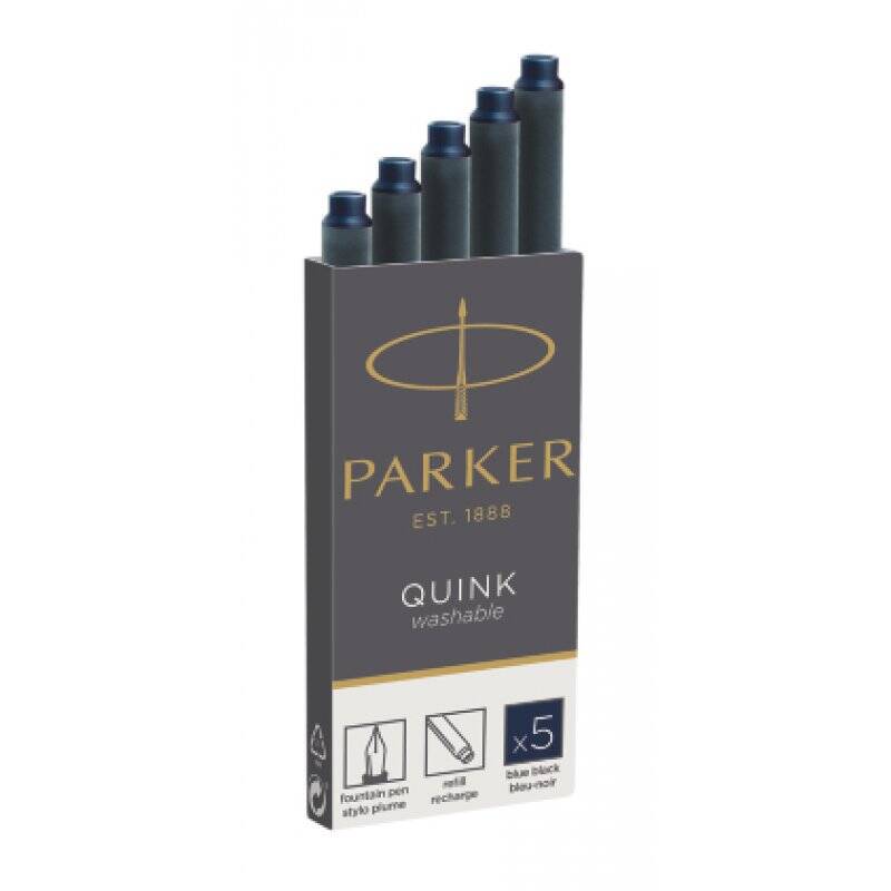 Parker 1950385 pen refill Black, Blue 5 pc(s)