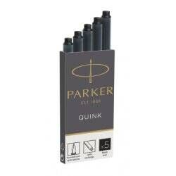 Parker Quink inktpatronen zwart, doos met 5 stuks Noir 5 pièce(s)