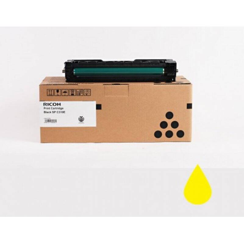 Ricoh Toner Cart. Type SPC310 für SPC310/C311/C312/C231/ C232/C320DN/342DN (406351) (407639) yellow low capacity