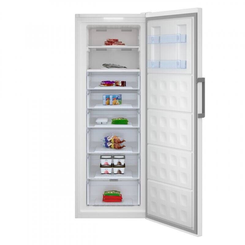 Beko RFNE448E45W congélateur Congélateur vertical Pose libre 404 L D Blanc