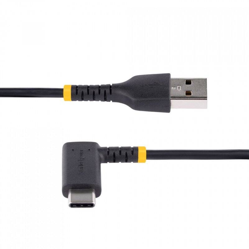 USB-A TO USB-C CHARGING CABLE 2M RIGHT ANGLE USB-C USBC CABLE