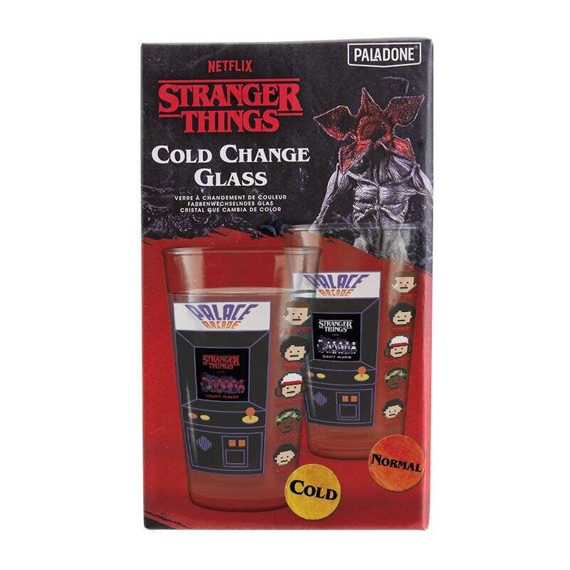 Paladone Stranger Things Cold Change Glass Black, Red, Transparent, White 1 pc(s) 450 ml