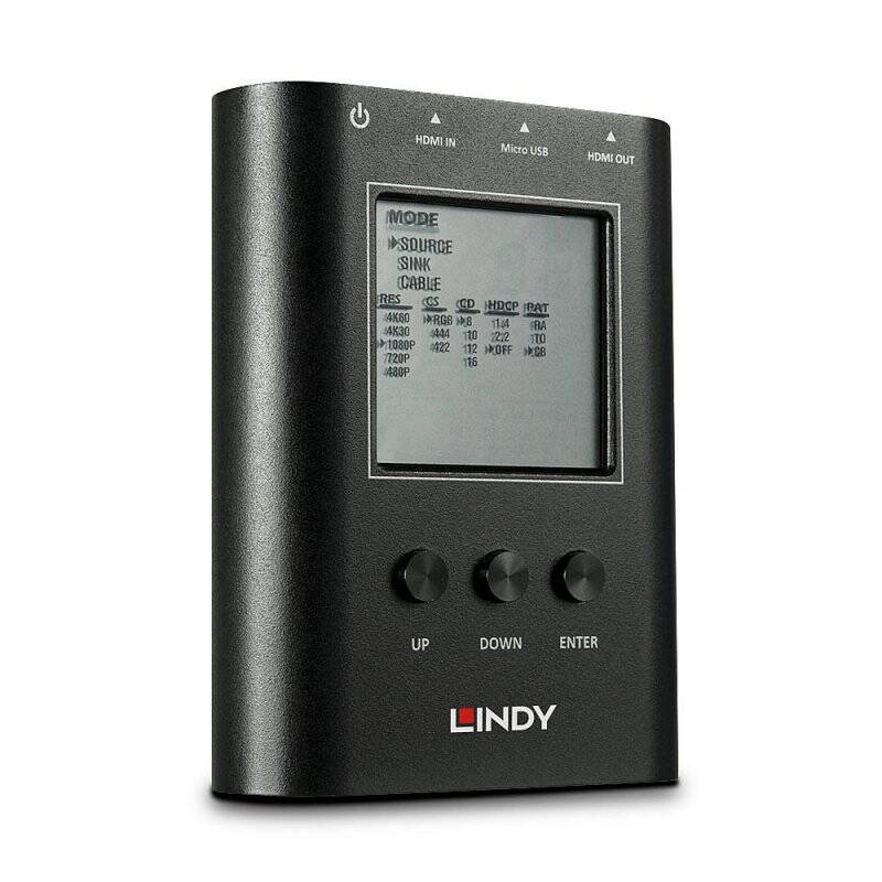 LINDY HDMI 2.0 18G Signal Analyser