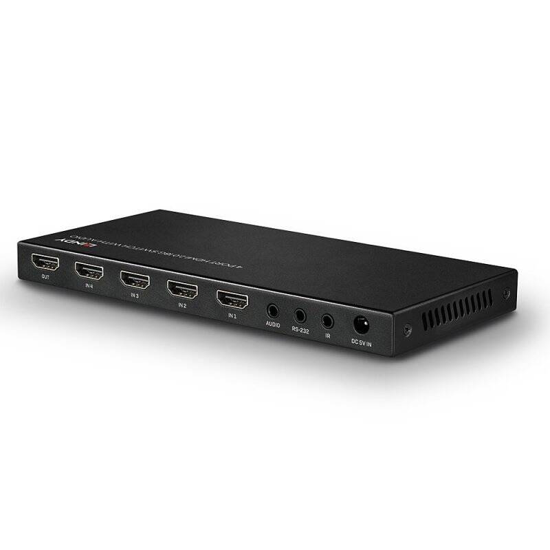 Lindy 4 Port HDMI 2.0 18G Switch with Audio