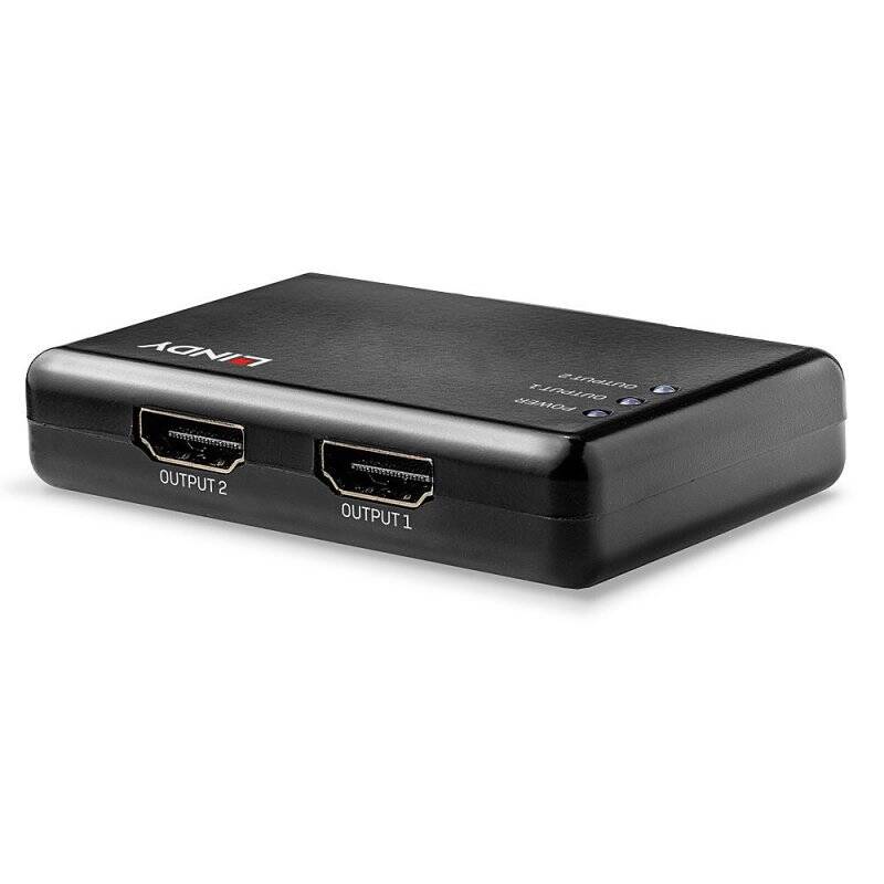 LINDY HDMI Splitter Compact 2 Port