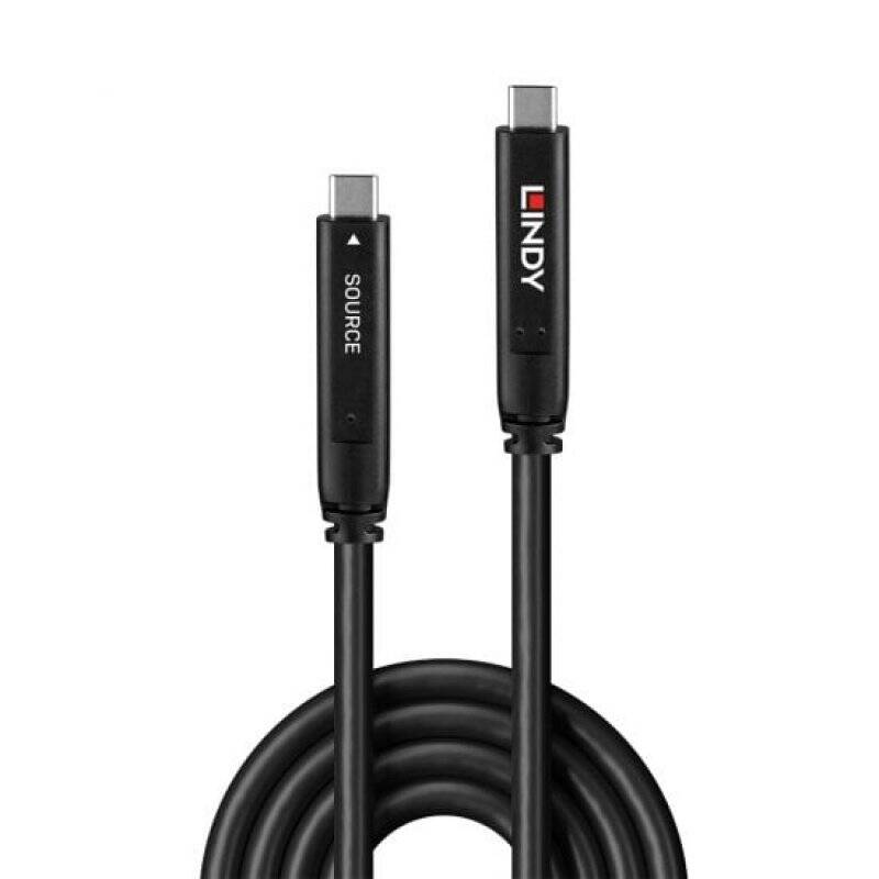 Lindy 43333 USB cable 10 m USB 3.2 Gen 1 (3.1 Gen 1) USB C Black