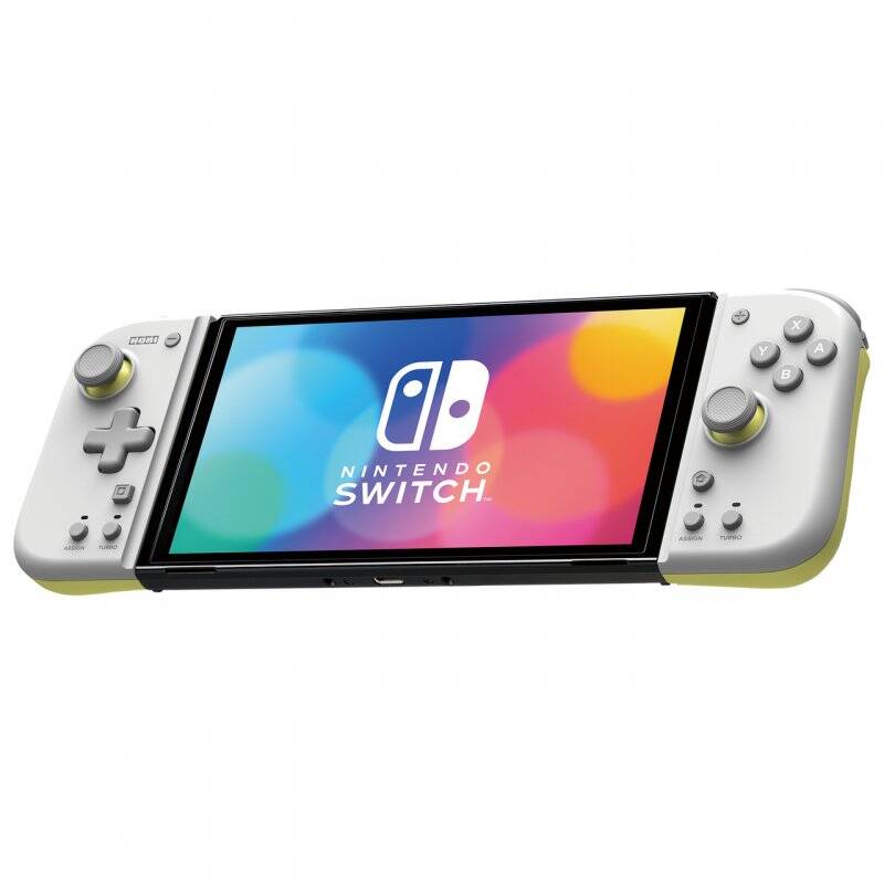 Hori Split Pad Compact Gris, Jaune Manette de jeu Analogique/Numérique Nintendo Switch