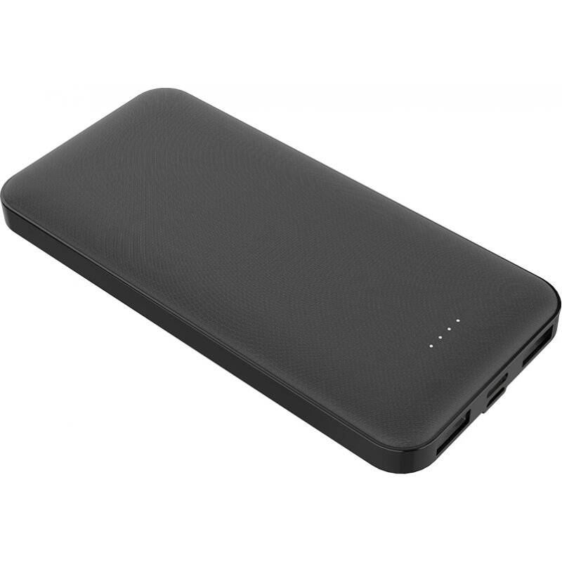 PB Poly 10000 mAh Black 2USBA+1USBC+cb