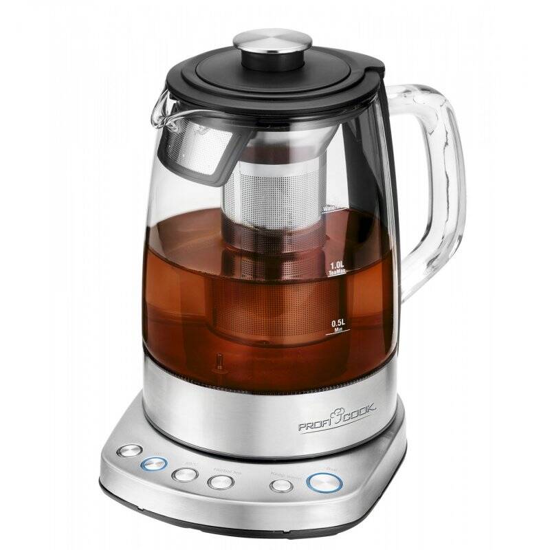 ProfiCook PC-WKS 1167G tea maker 1.5 L 2200 W Berry, Stainless steel