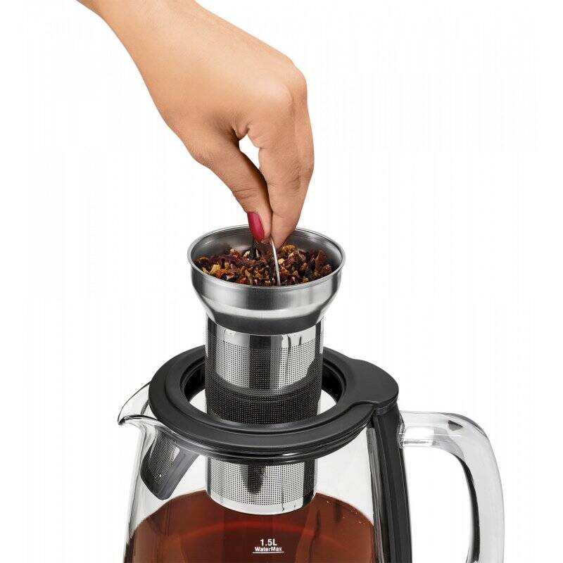 ProfiCook PC-WKS 1167G tea maker 1.5 L 2200 W Berry, Stainless steel