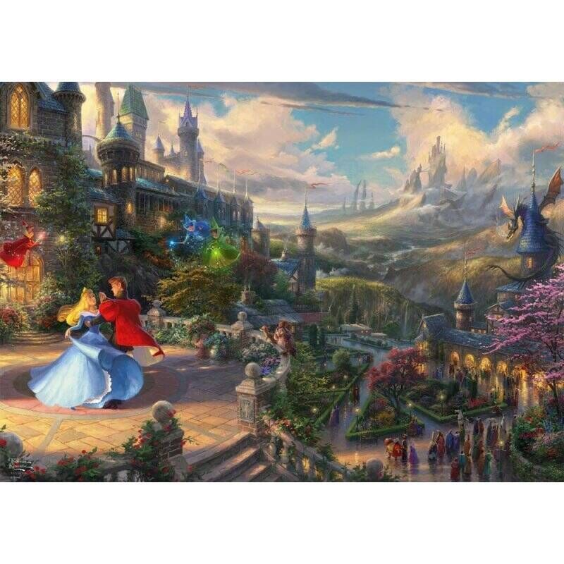 Schmidt Spiele Thomas Kinkade Studios: Disney Dreams Collections - Sleeping Beauty Dancing in the Enchanted Light Jeu de