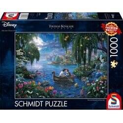 Schmidt Spiele Thomas Kinkade Studios: Disney Dreams Collections - The Little Mermaid and Prince Eric Jeu de puzzle 1000