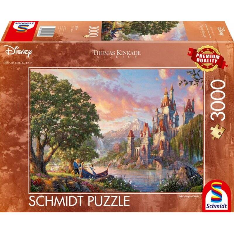 Schmidt Spiele Thomas Kinkade Studios: Disney Dreams Collections - Belle’s Magical World Jigsaw puzzle 3000 pc(s) Cart