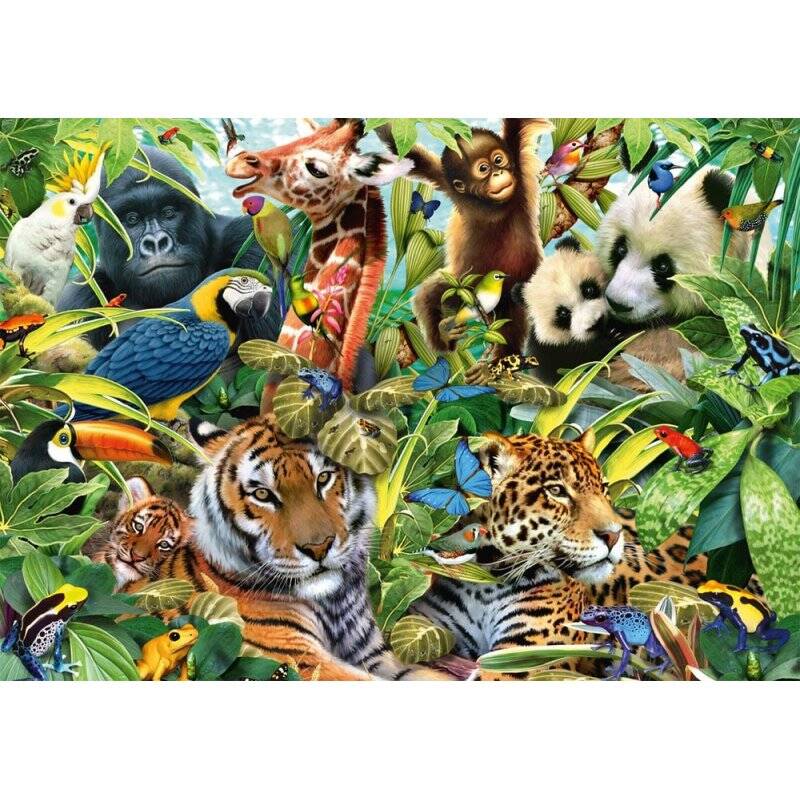 SSP Puzzle Kunterbunte Tierwelt     1500  57385