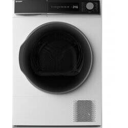 Sharp KD-NHH8S8GW3 sèche-linge Pose libre Charge avant 8 kg A+++ Blanc