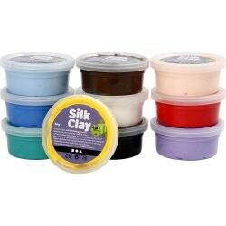 Silk Clay - Basic Colours (10 x 40 g) (79143)