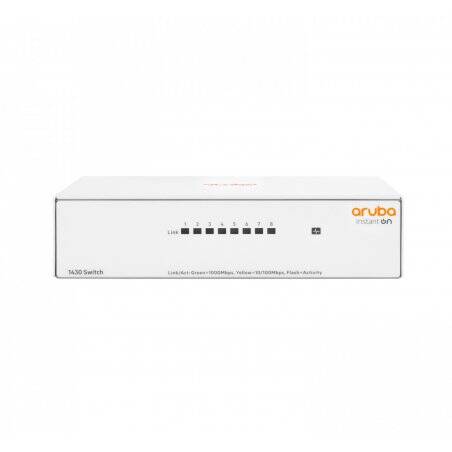 Aruba Instant On 1430 8G Unmanaged L2 Gigabit Ethernet (10/100/1000) White