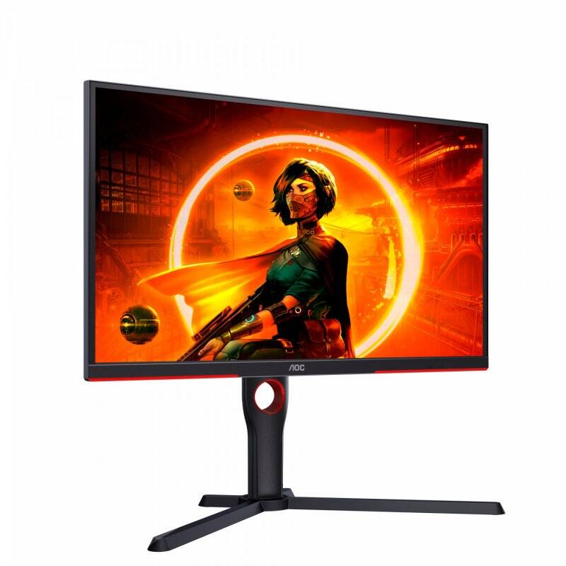 AOC G3 25G3ZM/BK écran plat de PC 62,2 cm (24.5") 1920 x 1080 pixels Full HD Noir, Rouge