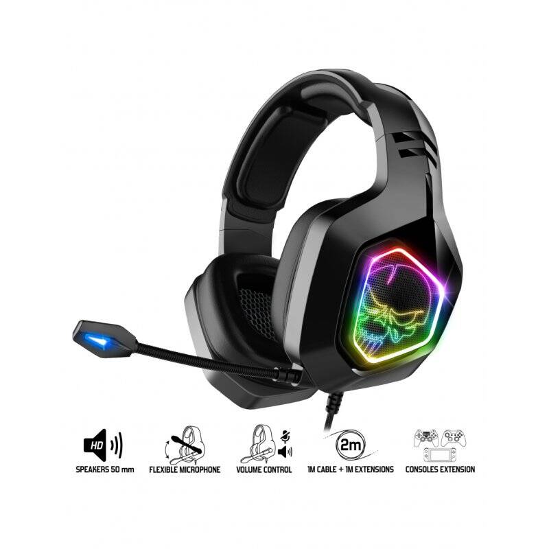 Casque Gamer filaire Spirit of Gamer Elite-H50 (Noir)