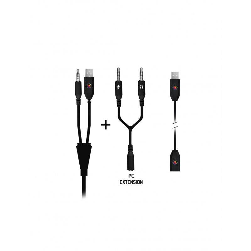 Casque Gamer filaire Spirit of Gamer Elite-H50 (Noir)