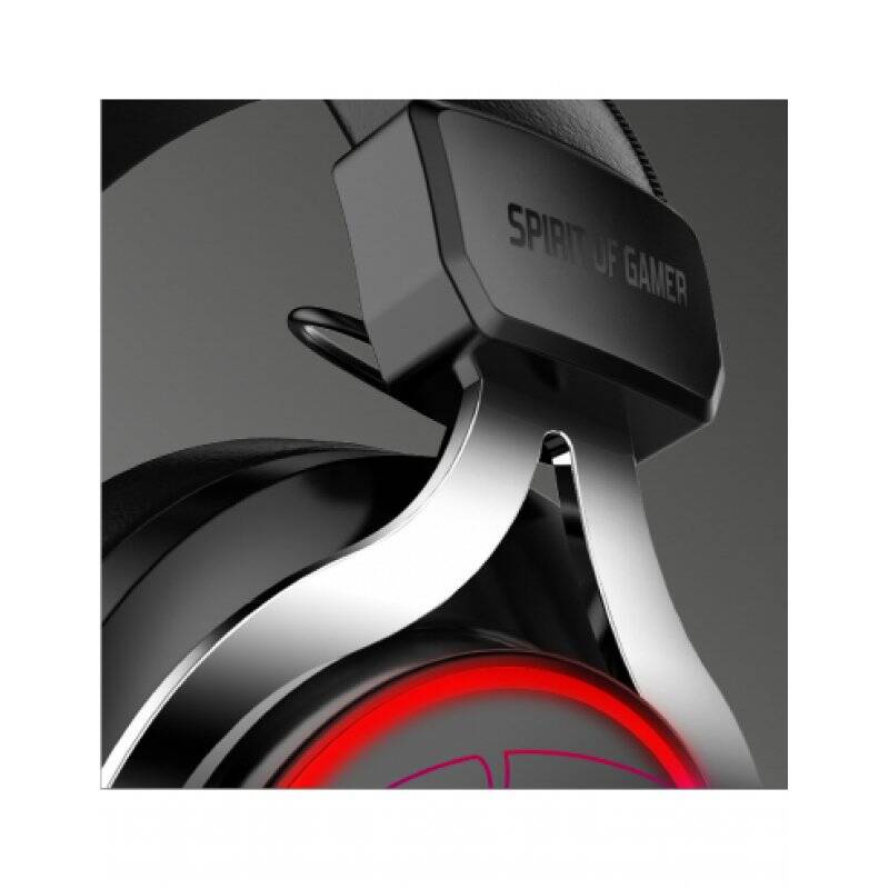 Spirit of Gamer XPERT-H600 Casque Avec fil Arceau Jouer USB Type-A Noir