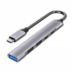 STOCK1 -DLH DY-TU4990 station d'accueil USB Type-C Argent