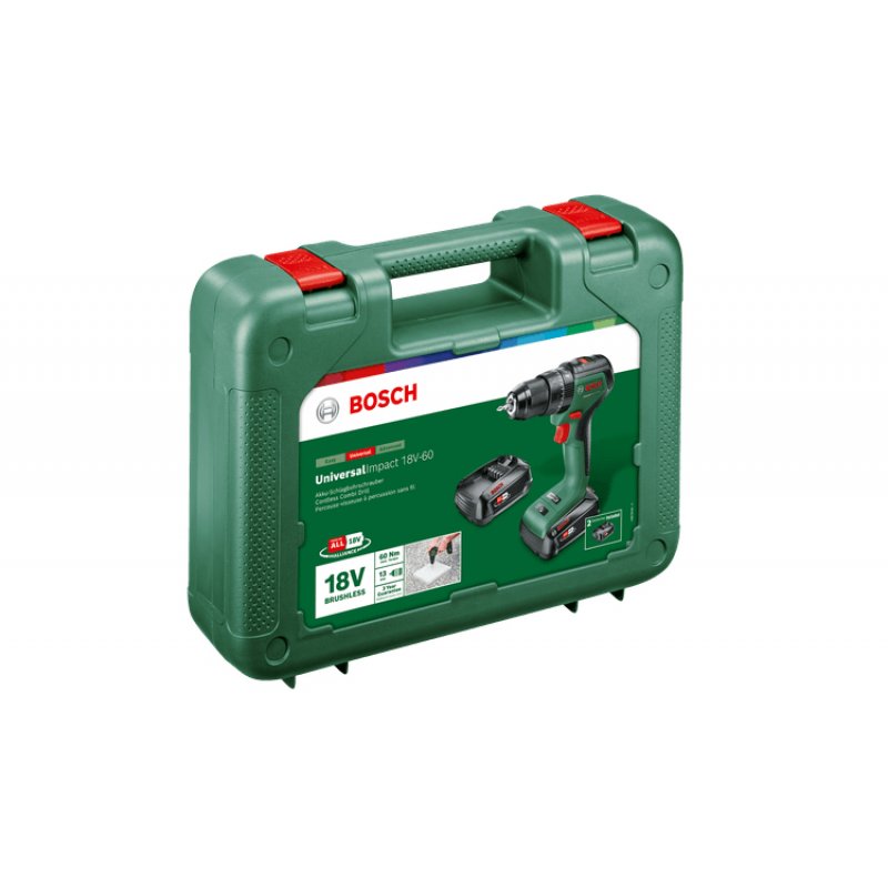 Bosch Universal Impact 18V-60 1900 RPM Keyless 1.3 kg Green