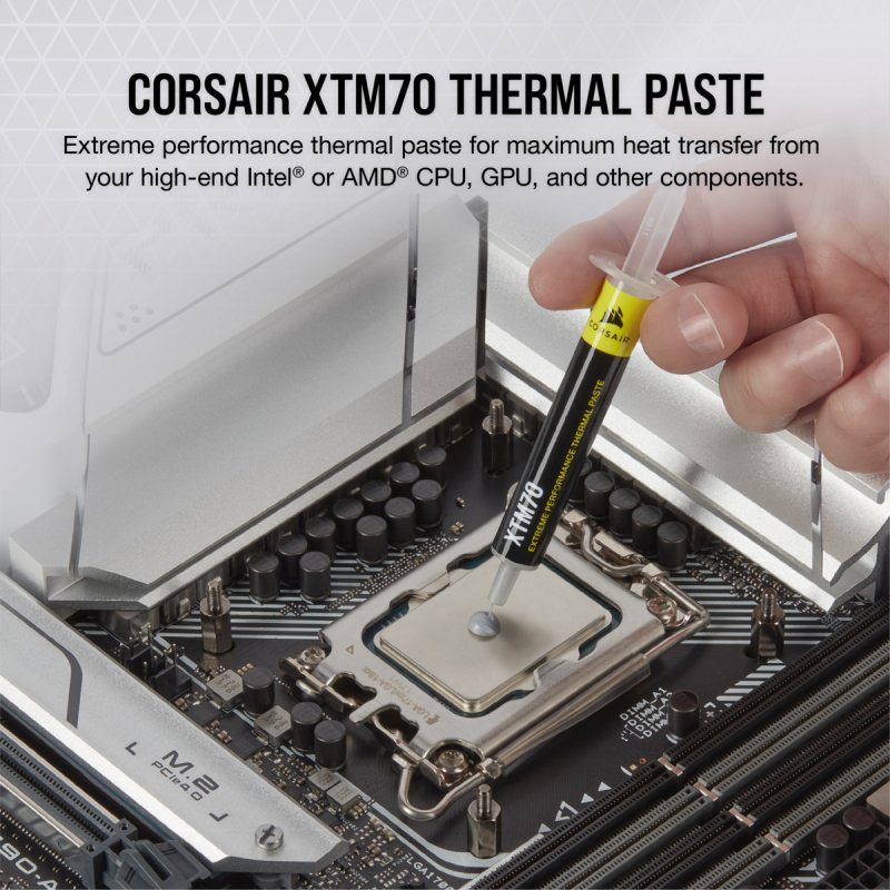 Corsair XTM70 combiné de dissipateurs thermiques Pâte thermique 3 g