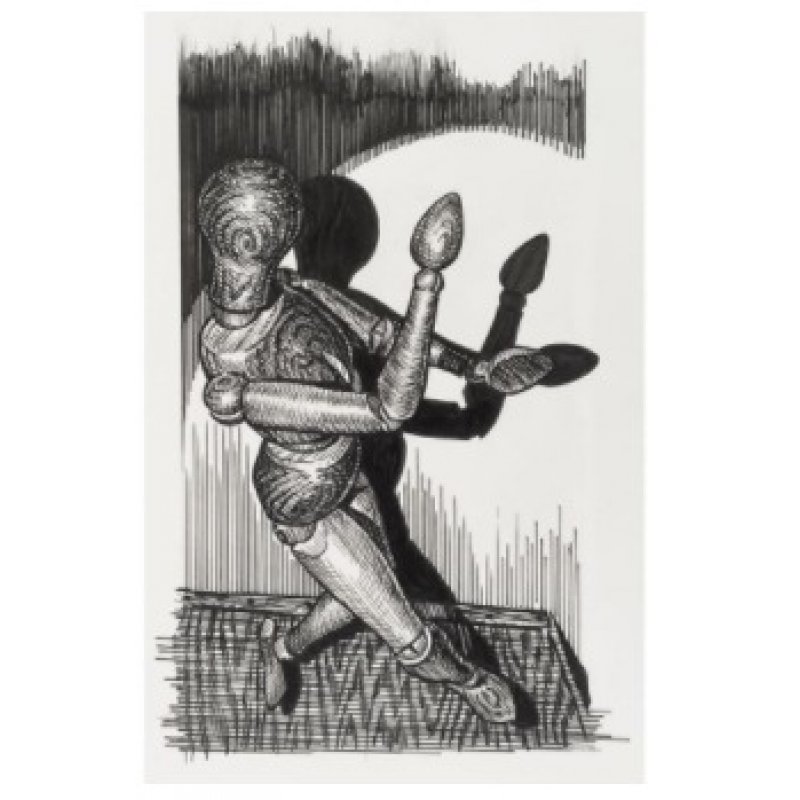 Faber Castell - 6 pitt Artist Pen, brush - Black (167154)