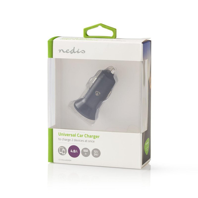 Nedis CCHAU480ABK mobile device charger Black