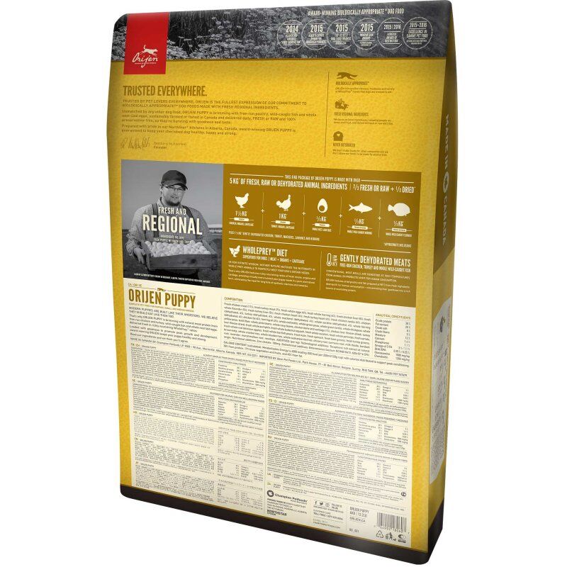 Orijen Puppy 11.4 kg Chicken, Fish, Turkey