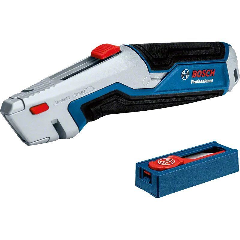 Bosch 1 600 A02 7M5 couteau à lame rétractable Bleu Couteau rasoir