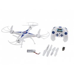 Revell GO! STUNT 4 rotors Quadcoptère 380 mAh Bleu, Blanc