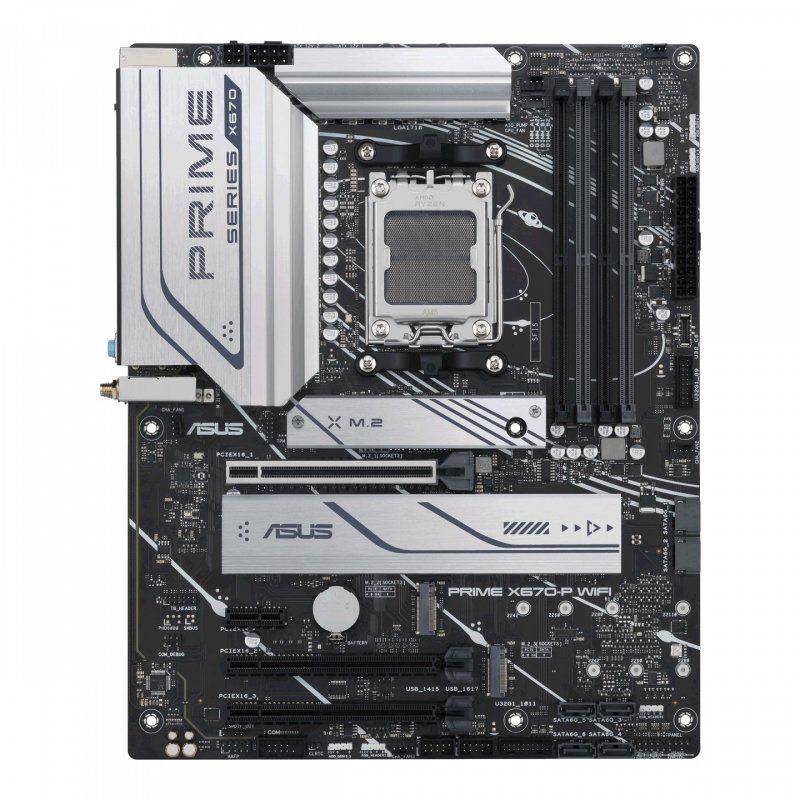 ASUS Prime X670-P WiFi, AMD X670-Mainboard - Sockel AM5