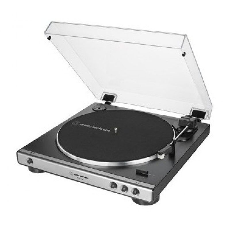 Audio-Technica AT-LP60XUSB Belt-drive audio turntable Grey, Metallic Fully automatic