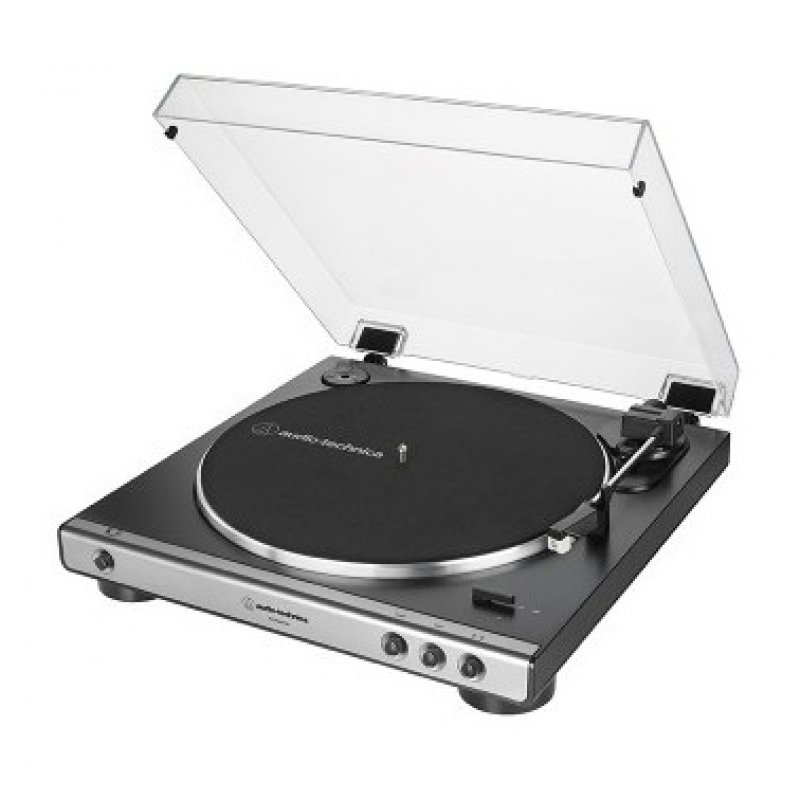 Audio-Technica AT-LP60XUSB Tourne-disque entraîné par courroie Gris, Métallique Complètement automatique